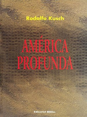 cover image of América profunda